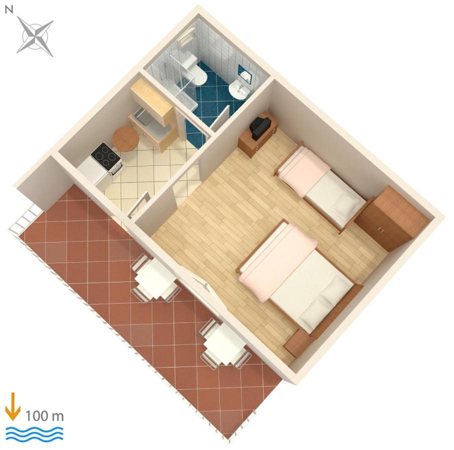 Apartments By The Sea Podaca, Makarska - 6874 Екстериор снимка